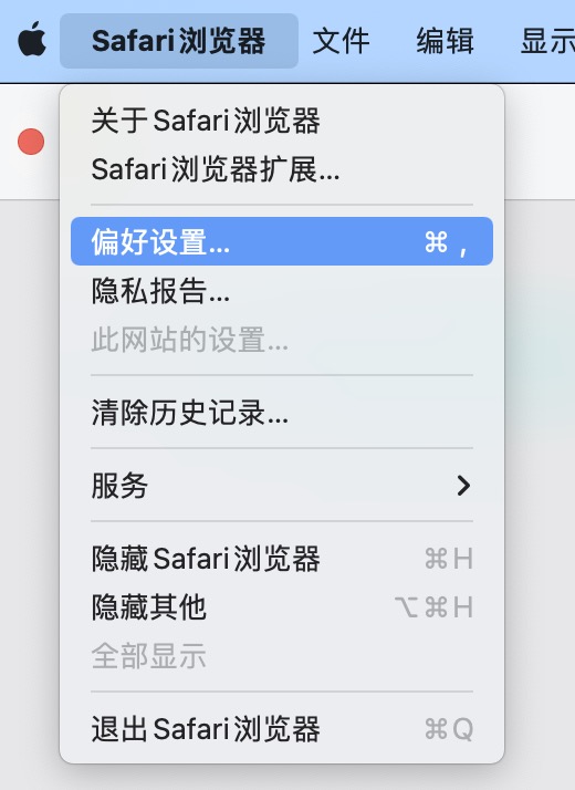 Safari设置